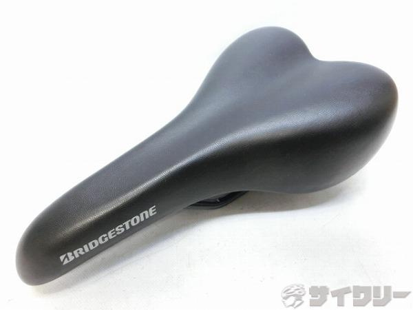 サドル BRIDGESTONEロゴ スチールレール ブラック