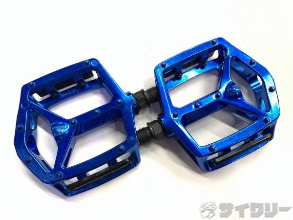 フラットペダル ブルー