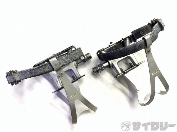 フラットペダル RX-1 NJS トゥクリップ付き