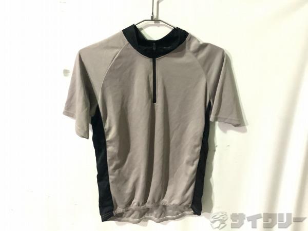 ハーフジップ半袖ジャージ Lサイズ