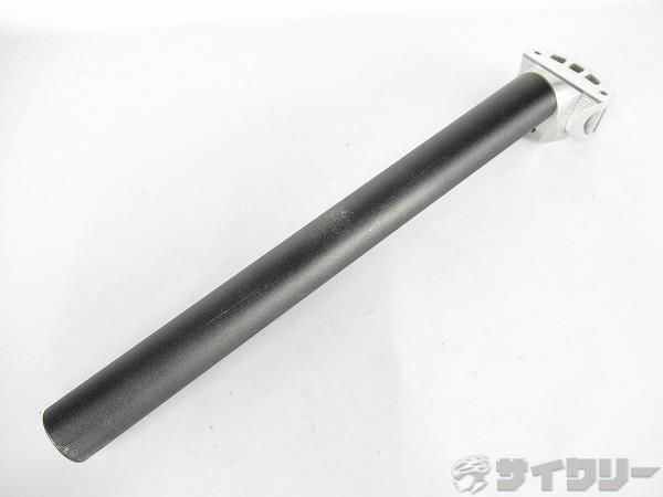 シートポスト　ブラック　シルバー　27.2mm/300mm
