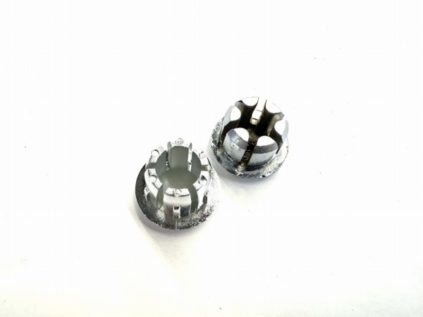 バーエンドキャップ シルバー