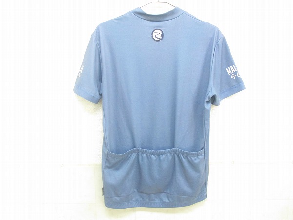 半袖ハーフジップジャージ Lサイズ グレーブルー