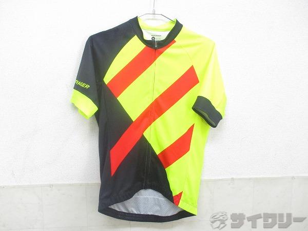 半袖フルジップジャージ Mサイズ ネオンブラック