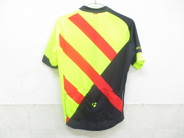 半袖フルジップジャージ Mサイズ ネオンブラック