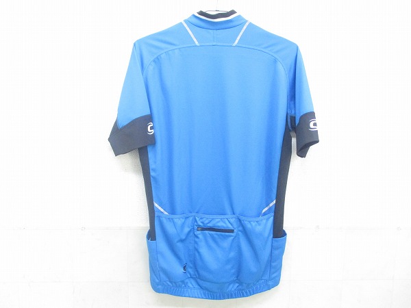 半袖フルジップジャージ L/G ブルー