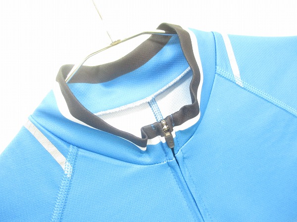 半袖フルジップジャージ L/G ブルー
