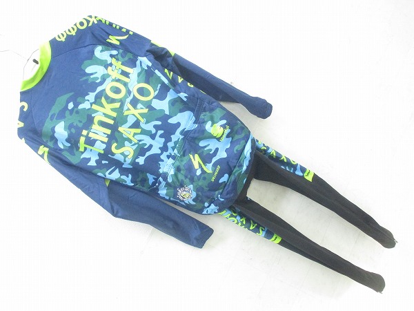 レプリカ長袖ジャージセット SAXO BANK Mサイズ