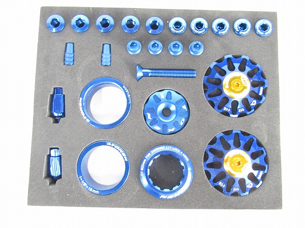 アップグレードカラフルキット BLING BOX ブルー シマノ用