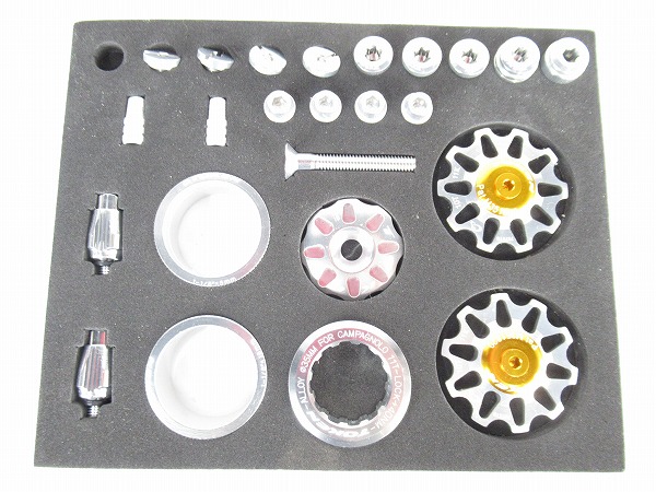 アップグレードカラフルキット BLING BOX シルバー　カンパニョーロ用