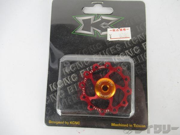 プーリー JOCKEY WHEEL セラミックベアリング レッド 12ｔ