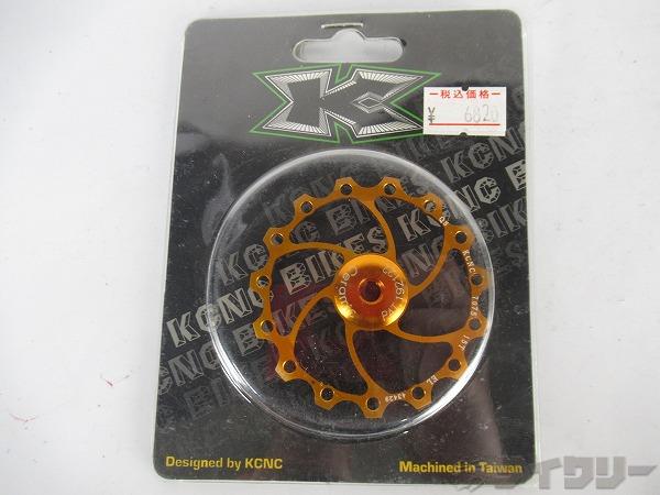 プーリー JOCKEY WHEEL セラミックベアリング ゴールド 15ｔ