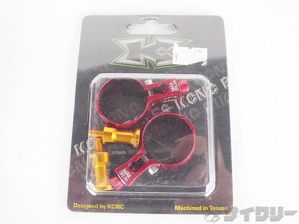 シートポストボトルケージクランプ レッド φ27.2mm 