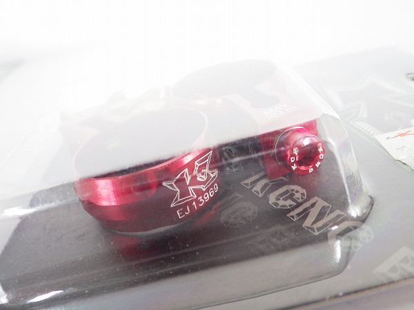 シートポストボトルケージクランプ レッド φ27.2mm 