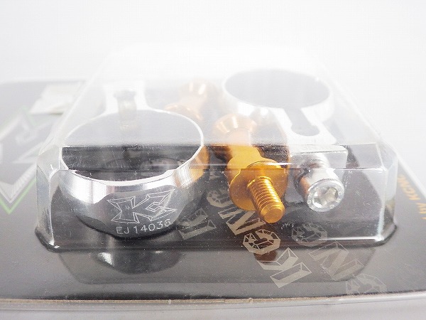 シートポストボトルケージクランプ シルバー φ27.2mm 