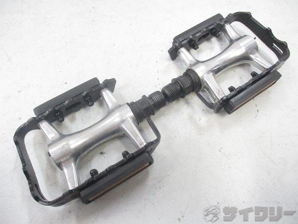 フラットペダル M-21 ブラック/シルバー