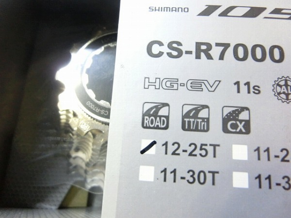 スプロケット 105 CS-R7000 11s/11-25ｔ