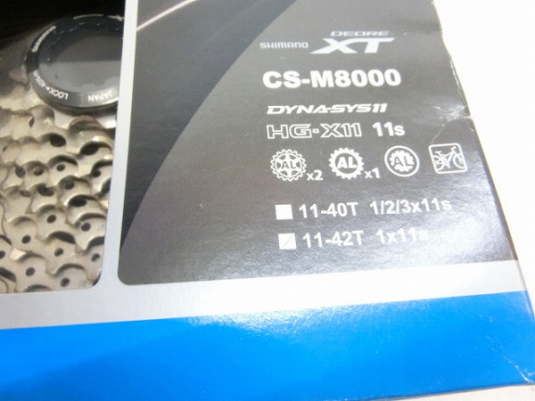 スプロケット DEORE XT CS-M8000 11s/11-42ｔ