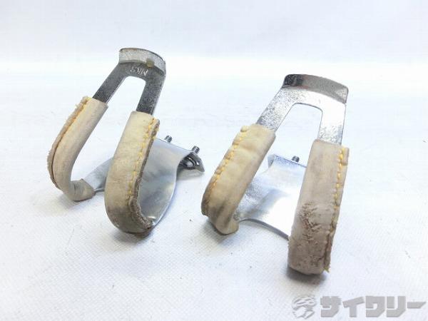 革巻きハーフクリップ ブラウン