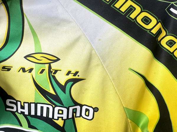 ハーフジップ半袖ジャージ Mサイズ シミ汚れあり