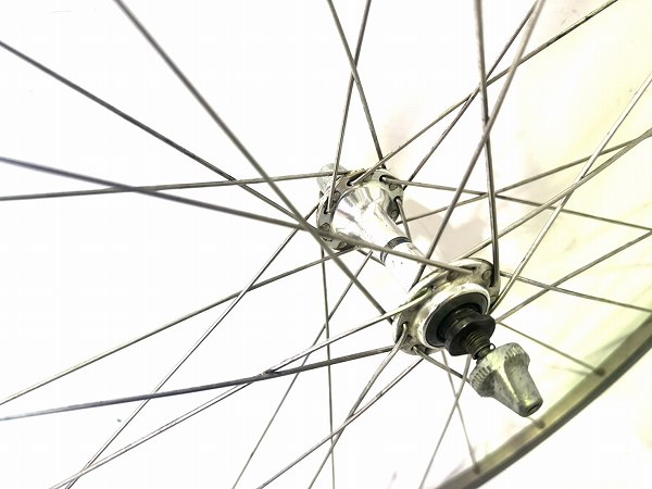 フロントホイール ADX-5 SHIMANO600 HB-6400 100mm/28H チューブラー