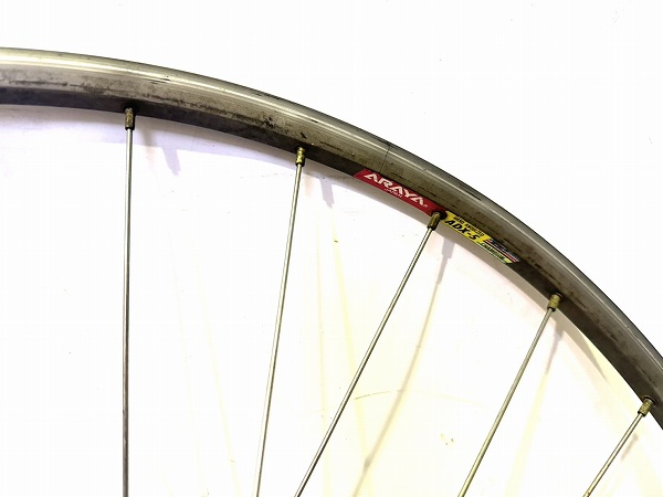 フロントホイール ADX-5 SHIMANO600 HB-6400 100mm/28H チューブラー