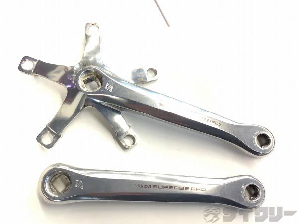 クランクアーム SUPERBE PRO 130mm/175mm スクエア 9/16×20T