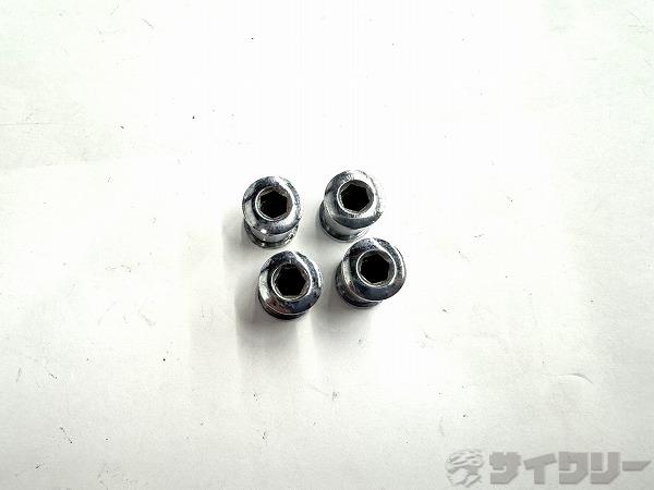 チェーンリングボルト 4個 シルバー
