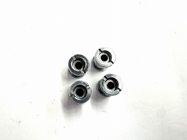 チェーンリングボルト 4個 シルバー