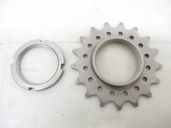 固定コグ 17T 厚歯 ロックリング付属