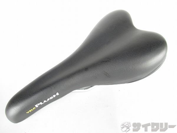 サドル　PLUSH　ブラック　スチールレール