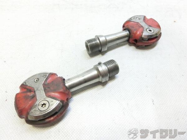 ビンディングペダル ZERO ステンレスシャフト レッド