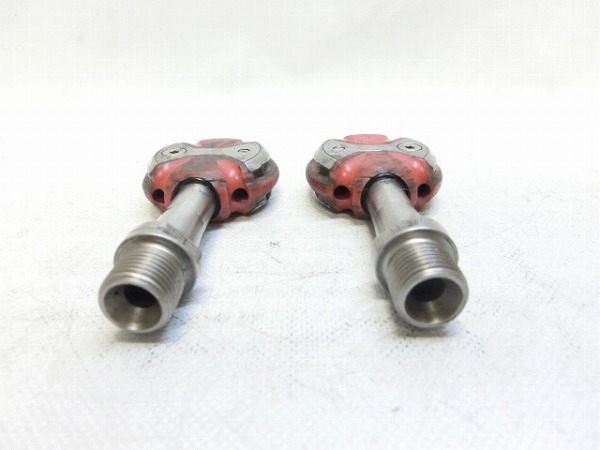 ビンディングペダル ZERO ステンレスシャフト レッド