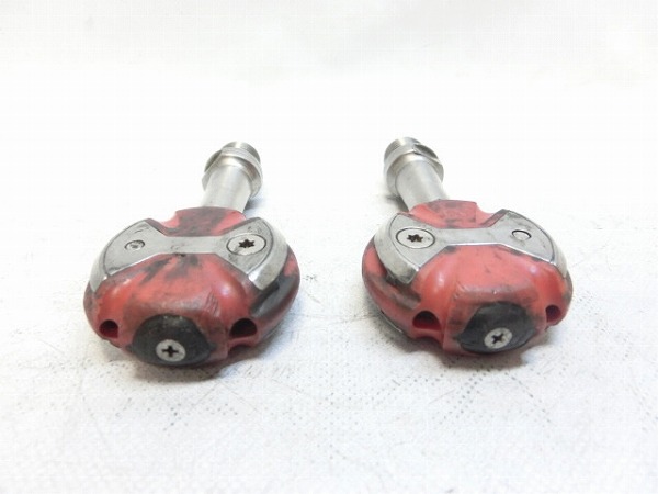 ビンディングペダル ZERO ステンレスシャフト レッド