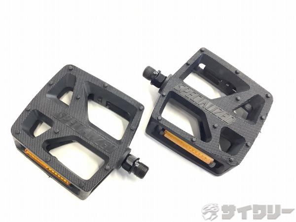 フラットペダル ブラック