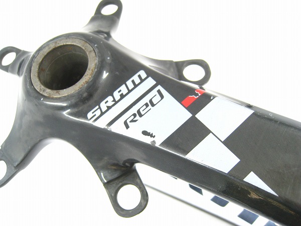 クランクアーム RED　170mm PCD110mm GXP