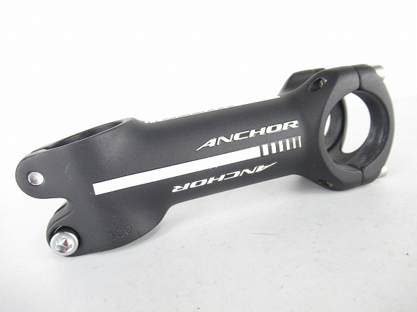 アヘッドステム　ANCHORロゴ　ブラック/ホワイト　31.8mm/100mm/OS（28.6mm）