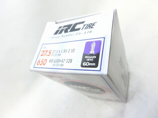 チューブ 27.5x1.95-2.10 英式/60mm