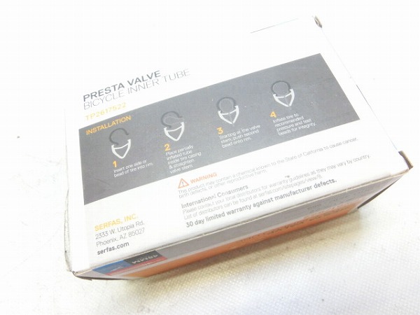 チューブ 26x1.75-2.2 仏式/48mm