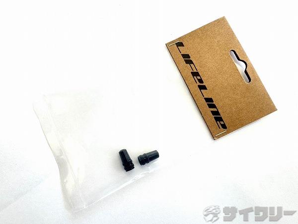 バルブキャップ 2個 ブラック