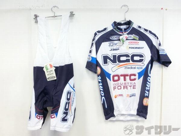 半袖ジャージ＆ビブショーツ セットアップ NCC Mサイズ