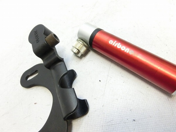 携帯ポンプ CO2ボンベ対応デュアルファンクション レッド