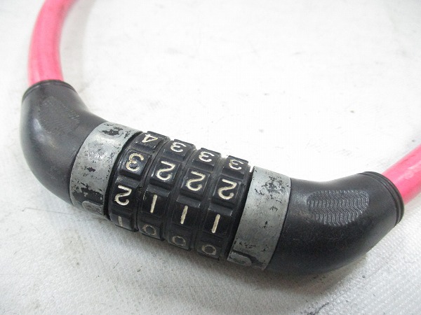 ワイヤーロック ピンク