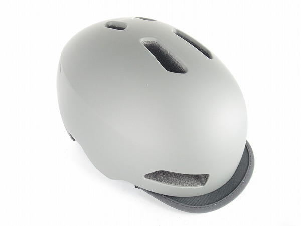 ヘルメット　BROOKLYN　coffee-grey matt　52-57cm　Rライト付