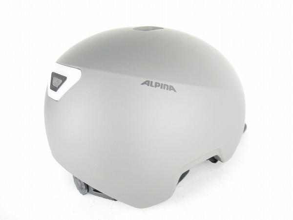 ヘルメット　BROOKLYN　coffee-grey matt　52-57cm　Rライト付