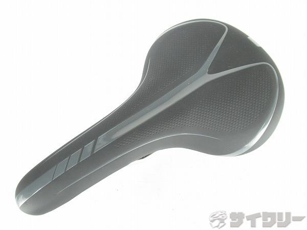 サドル　ブラック/グレー　スチールレール