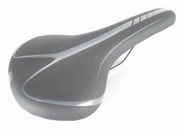 サドル　ブラック/グレー　スチールレール