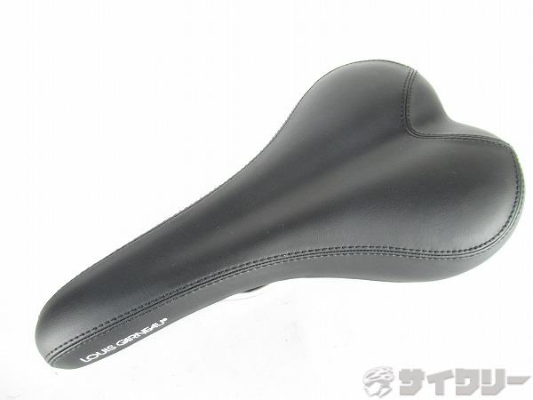 サドル　ブラック　スチールレール