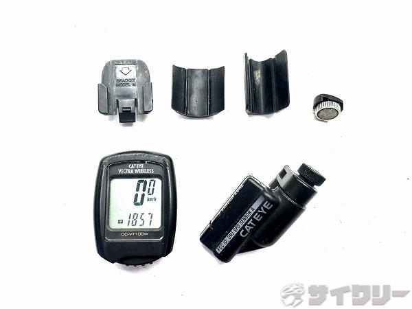 サイクルコンピューター CC-VT100W