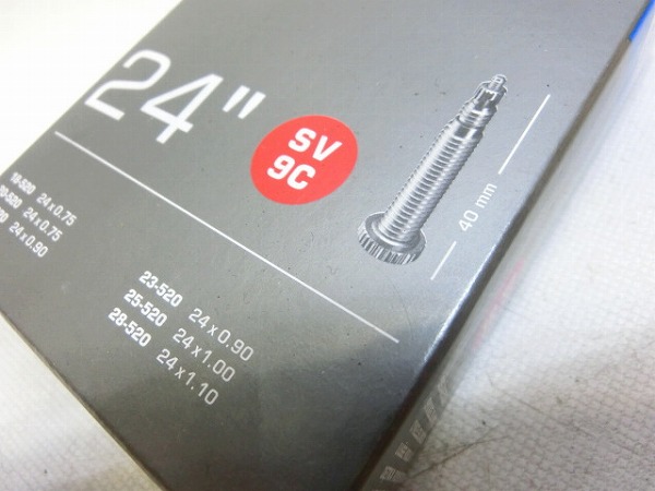 仏式チューブ 24×0.75-1.10 バルブ長40mm